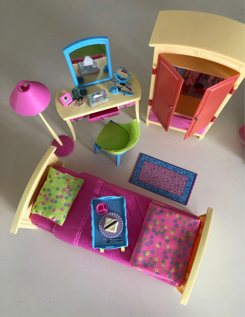 Authentic Barbie Furnitures Bedroom Set On Carousell