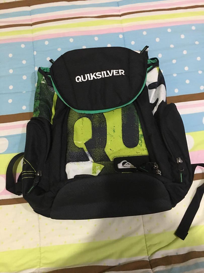 Authentic Quicksilver backpack (Category: Backpacks) located in Caloocan City. Submitted by thebeautifulyou10 (Listing ID 240506133, Image 1). Description: .