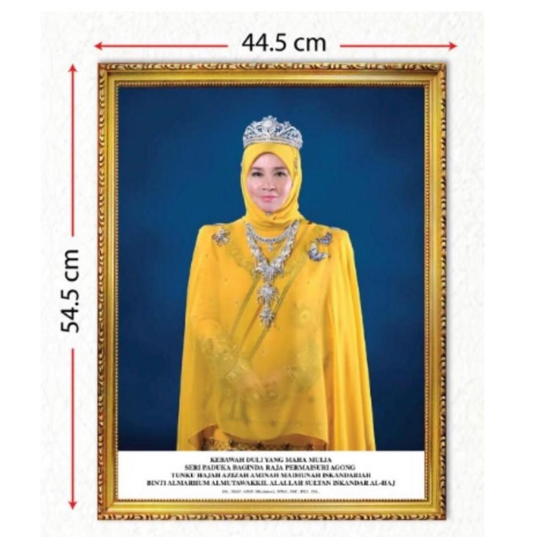 Bingkai Potret Permaisuri Agong On Carousell