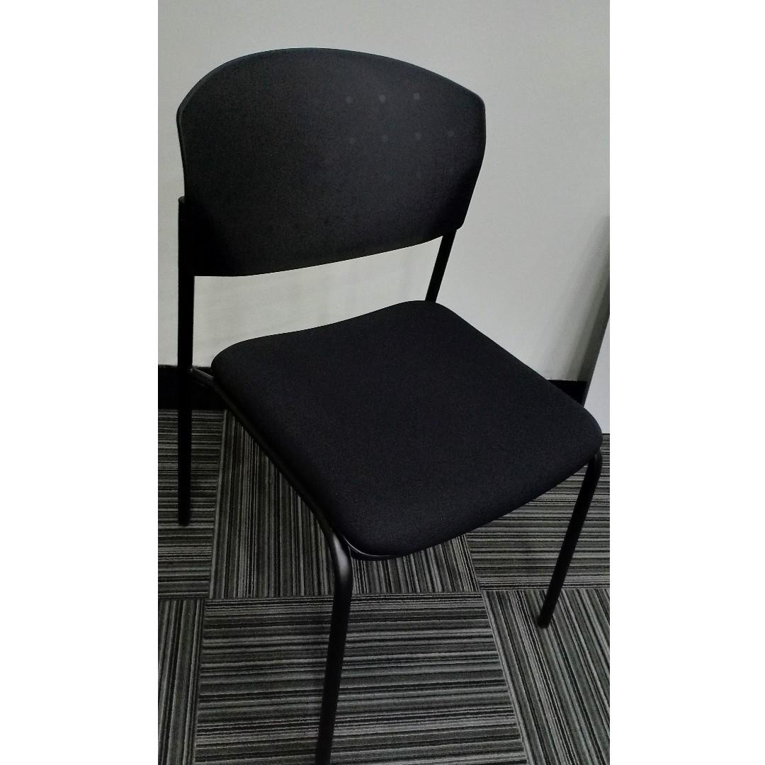Black Cushion Chair Office Classroom Use Home Furniture Others On Carousell
