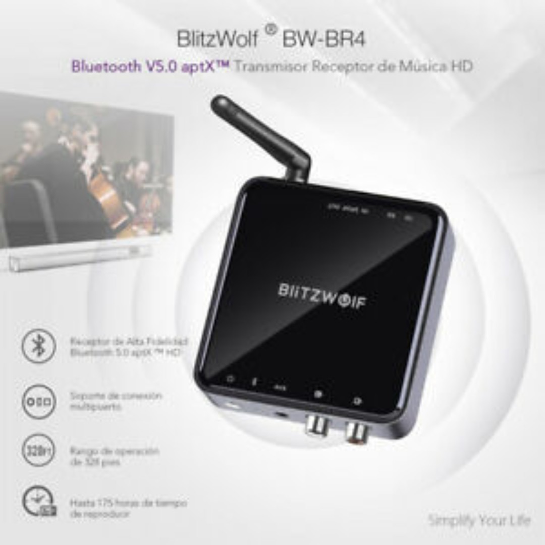 Blitzwolf Bluetooth 5 0 Transmitter Receiver Bw Br4 Electronics Others On Carousell