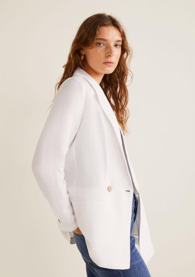 mango white pants