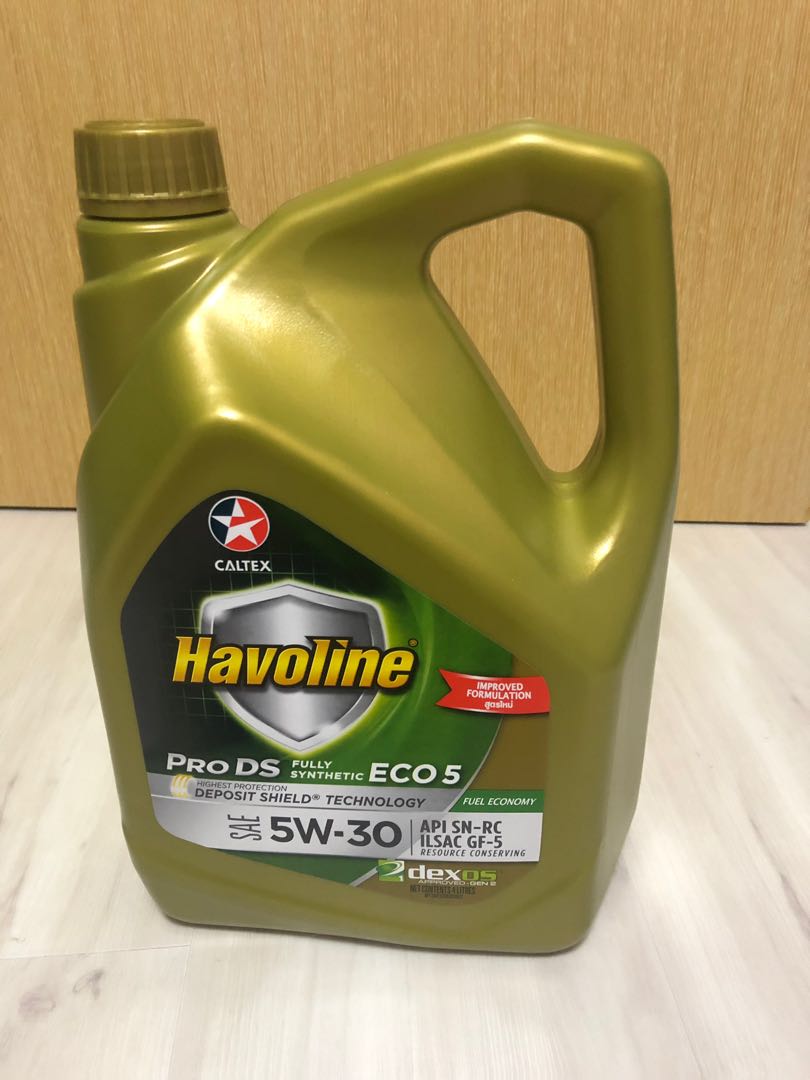 Caltex Havoline Pro Ds Eco 5 Sae 5w 30 Fully Synthetic Engine Oil For Sale Car Accessories Car Workshops Services On Carousell