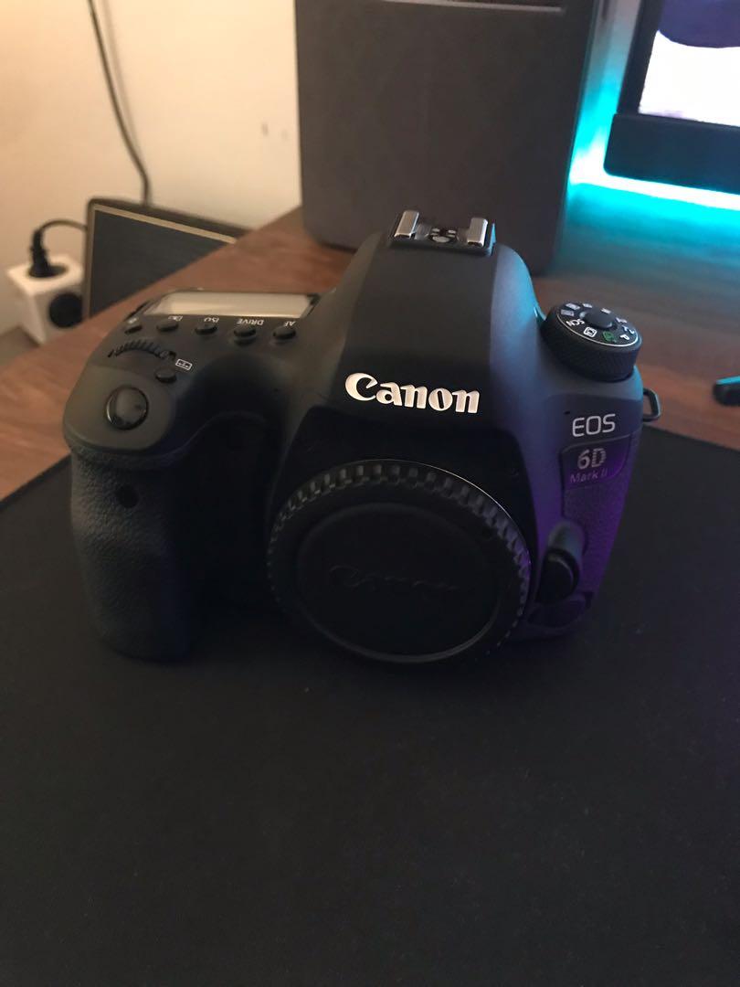 Canon 6D Mark II (Category: Cameras) located in Quezon City. Submitted by dsecond (Listing ID 240444646, Image 1). Description: BODY ONLY • Slightly Used • Pristine Condition • Low Actuation • Comes with box and original accesories. Meet-ups only at Fishermall, Trinoma & SM North Edsa. Pm me for more infos, thanks! God Bless! .