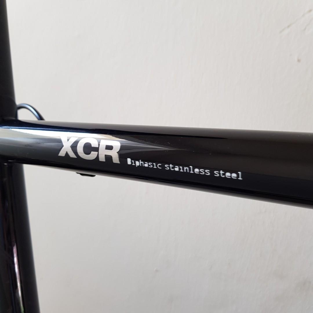 cinelli xcr stainless steel frameset