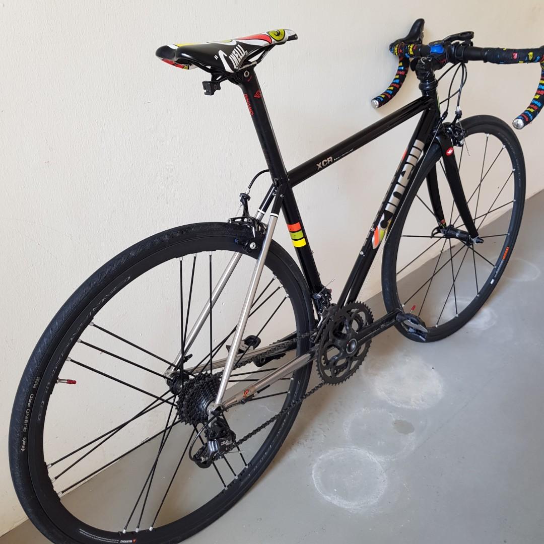 cinelli xcr stainless steel frameset