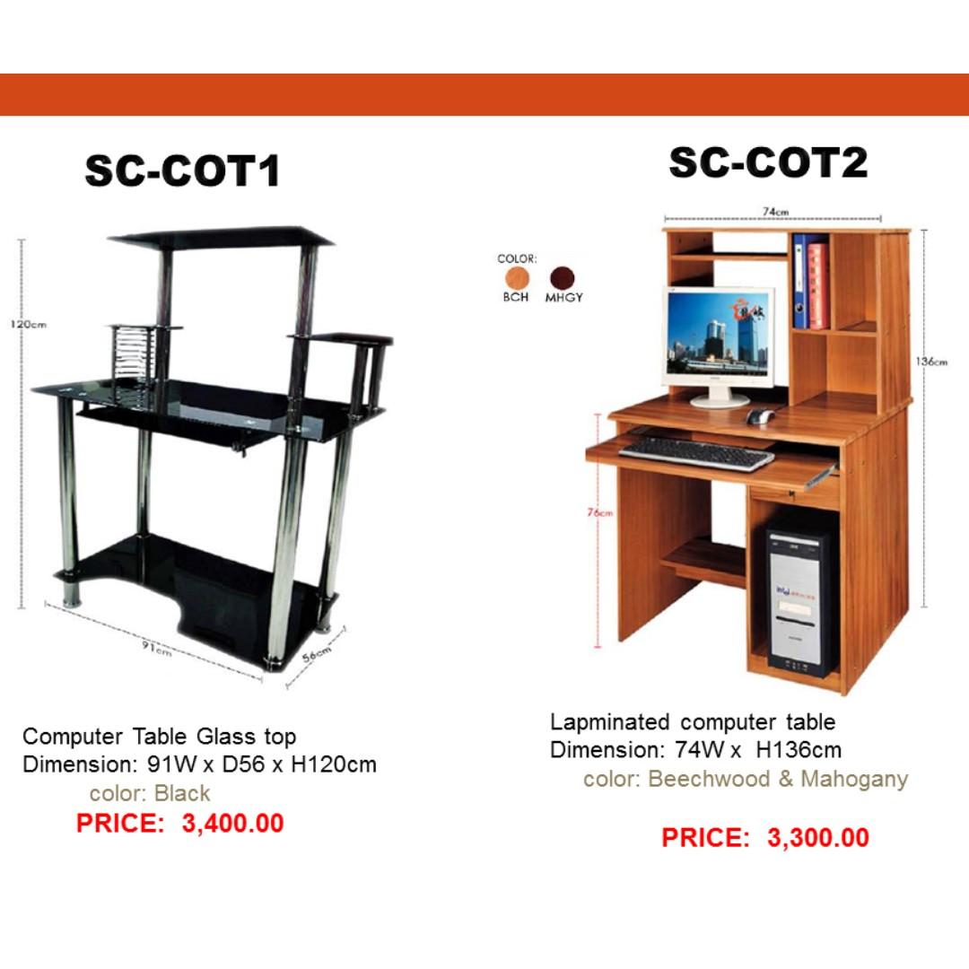 Computer Table Office Furniture Office Table Desk Home Furniture Furniture Fixtures Office Furniture On Carousell