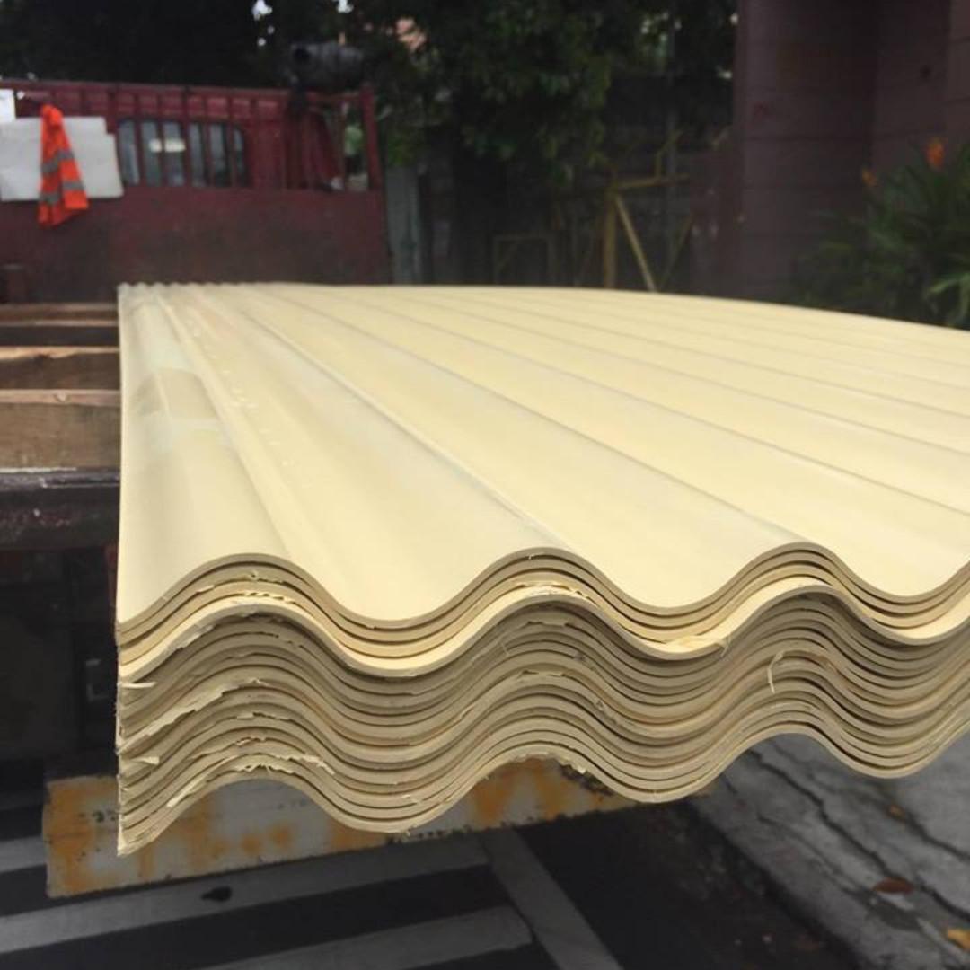 Corrugated Metalplastic Roof, Commercial & Industrial, Construction ...