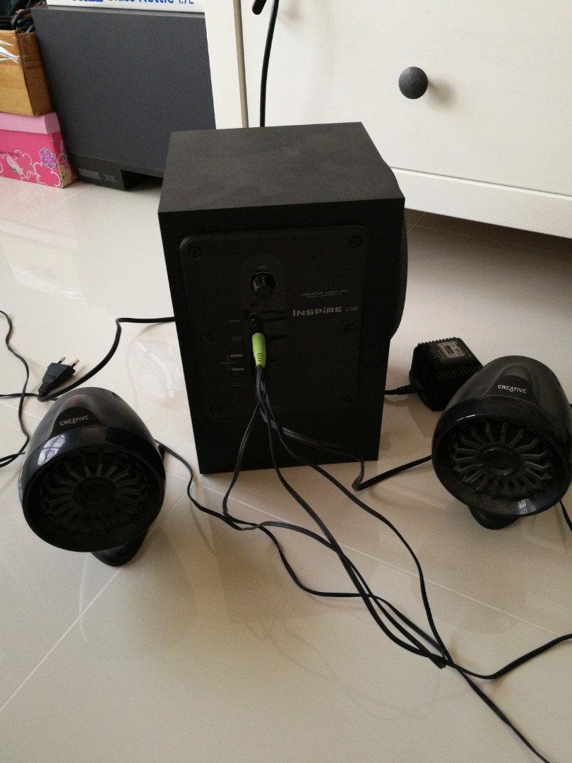 Creative Inspire G380 2.1 speakers, Audio, Soundbars, Speakers