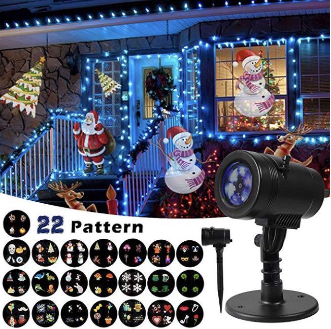 E2853 Christmas Decoration Projector 22 Mode Rotating Projector