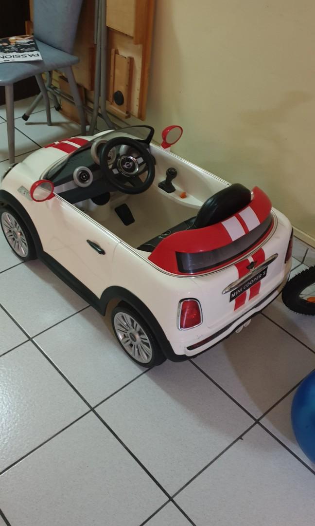 mini cooper electric toy car