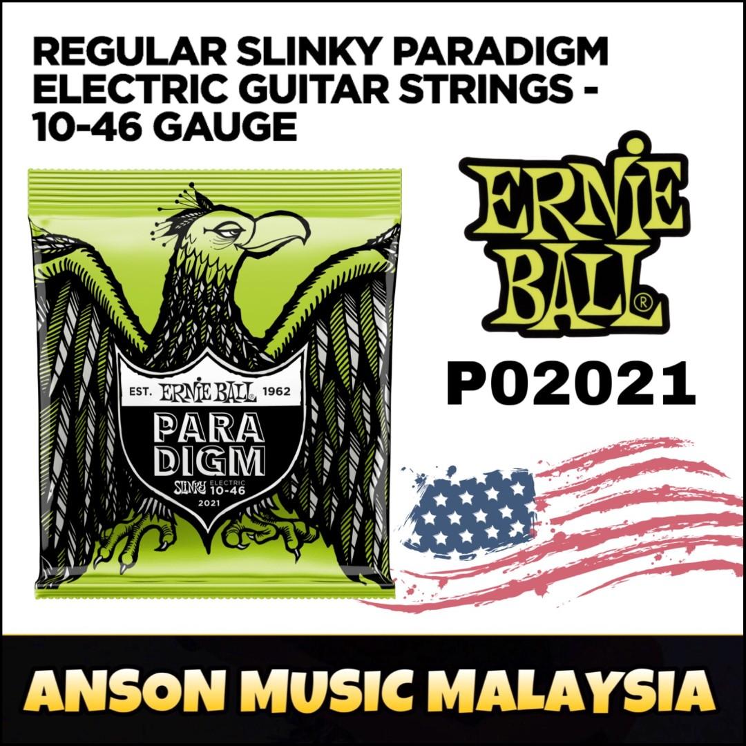 Ernie Ball 2021 Regular Slinky Paradigm Electric Guitar Strings, 1046