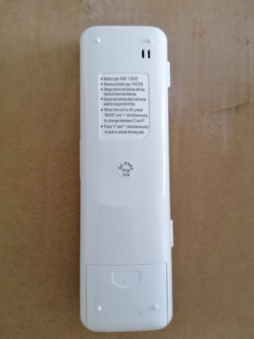 EuropAce YAG1FB Aircon Remote Controller, TV & Home Appliances, Air