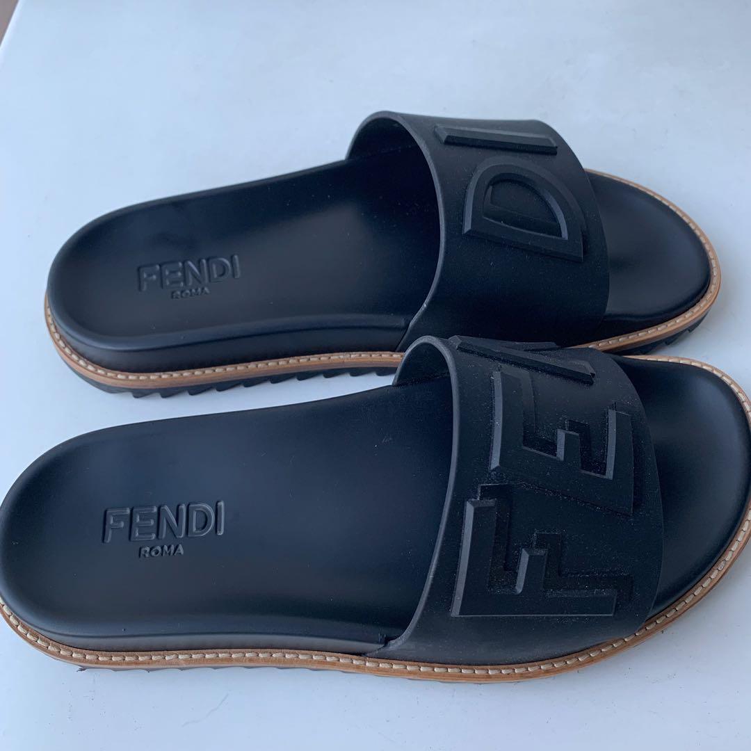 Fendi mens sliders best sale
