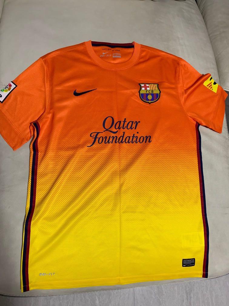 fcb yellow jersey
