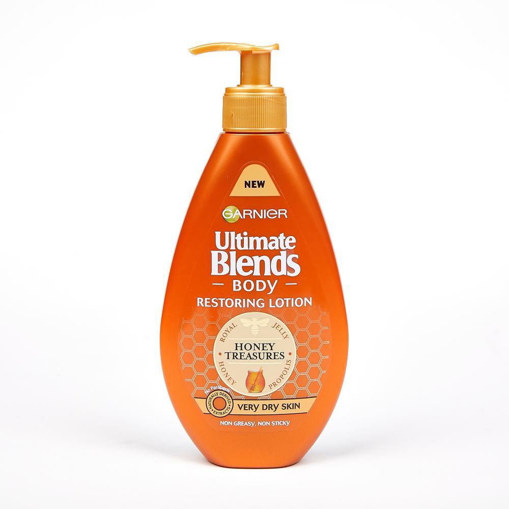 Garnier Ultimate Blends Honey Treasures Restoring Lotion 400 mL, Beauty