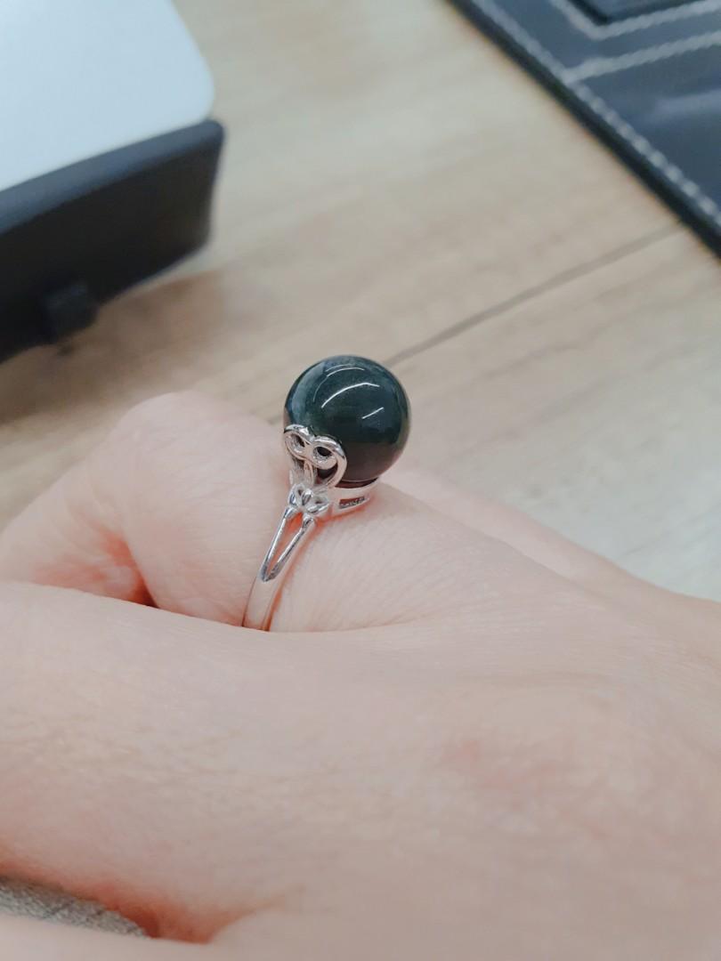 Gemstone Green Labradorite Women S Fashion Jewellery Rings On Carousell