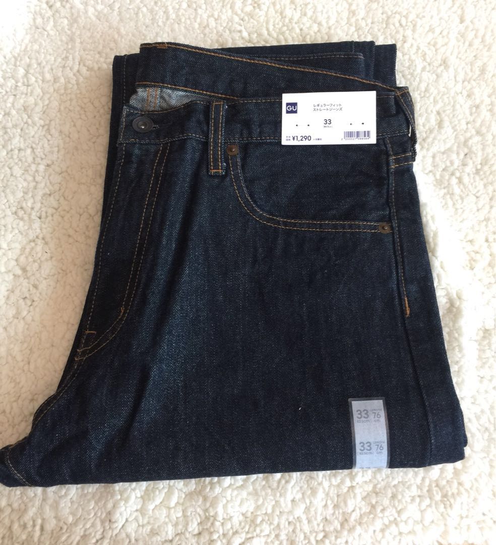 GU (UNIQLO) Men's Jeans Pants, Men's 