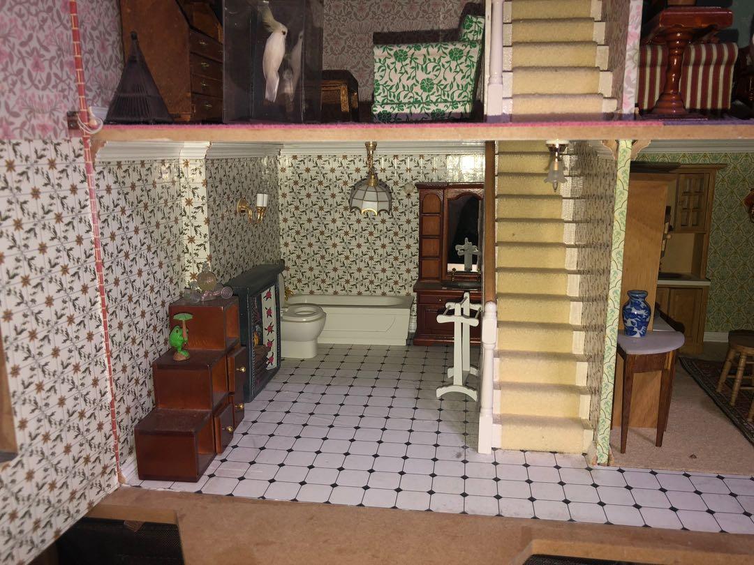 handcrafted dollhouse