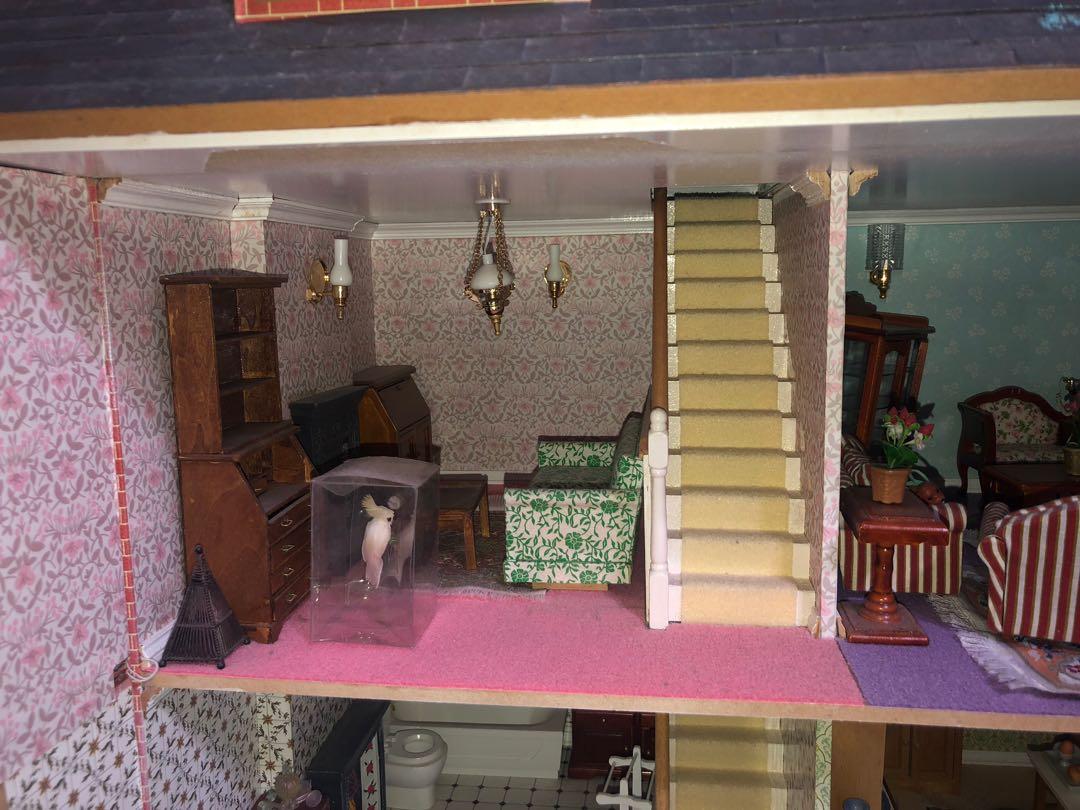 handcrafted dollhouse