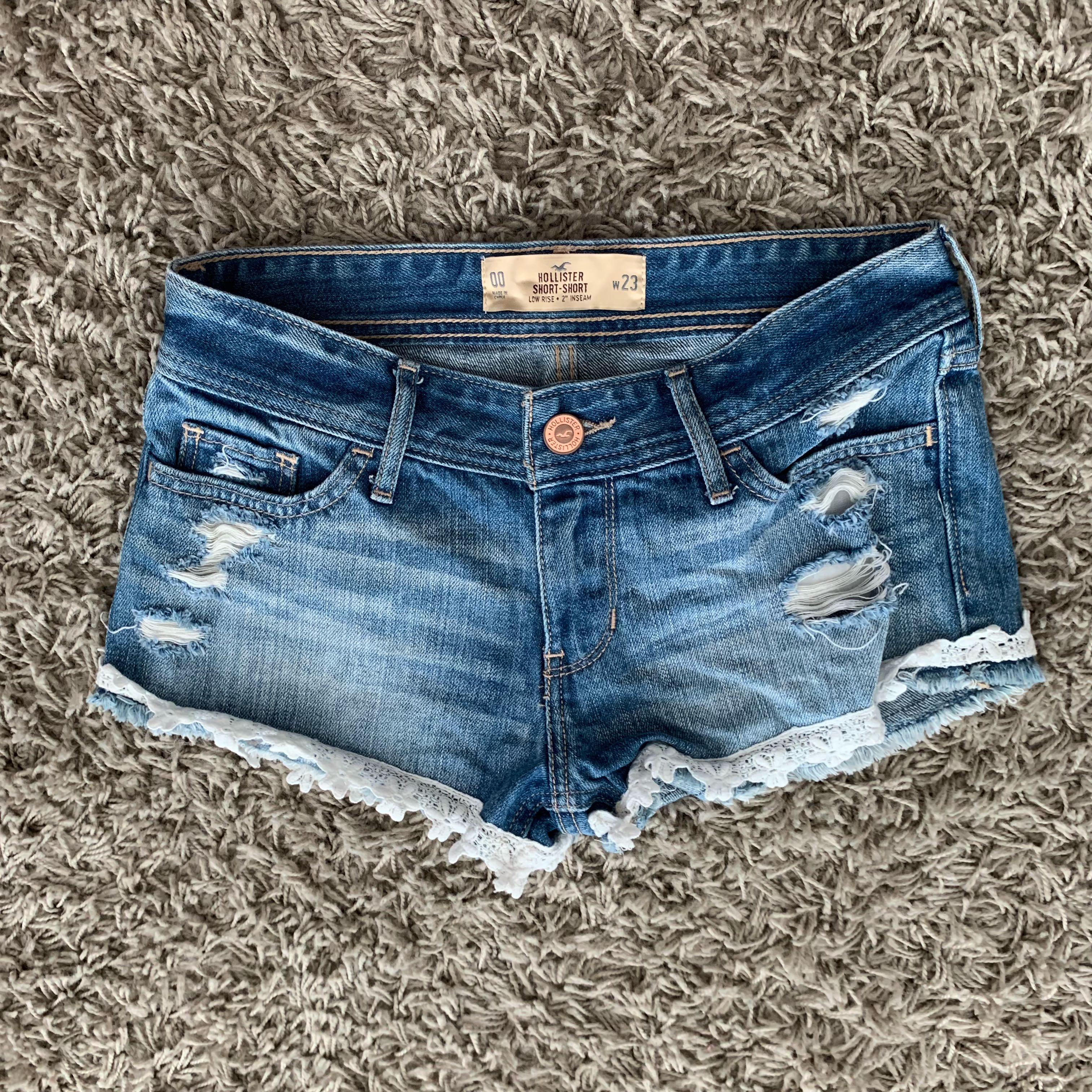 hollister low rise shorts
