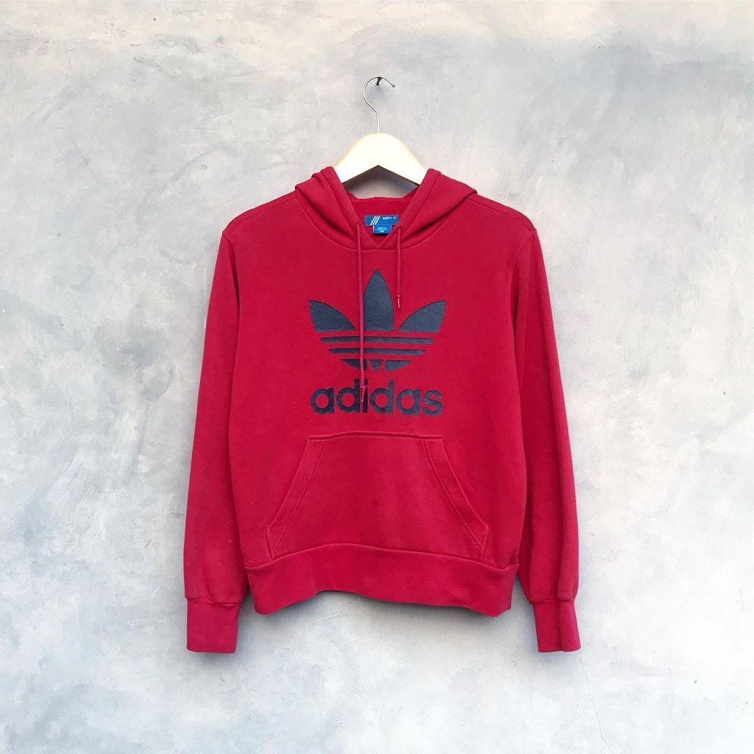 Sweater adidas merah new arrivals