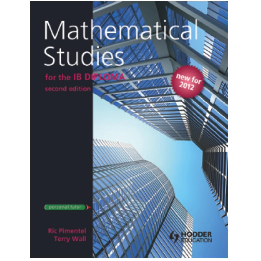 Ib Maths Studies Coursebook 2nd Edition Hodder Education