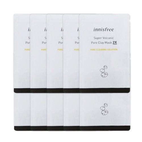 Innisfree Super Volcanic Pore Clay Mask 2x 3ml 10 Pcs Health Beauty Skin Bath Body On Carousell