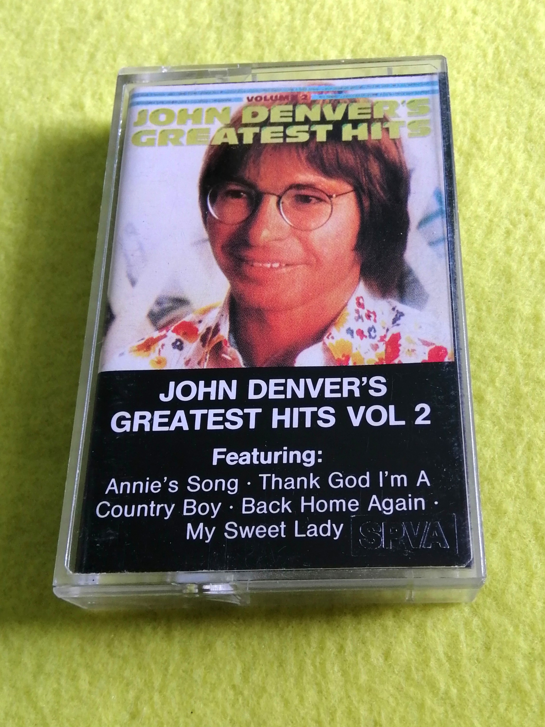 John Denver greatest hits. Vol.2. Cassette tape not vinyl, Hobbies