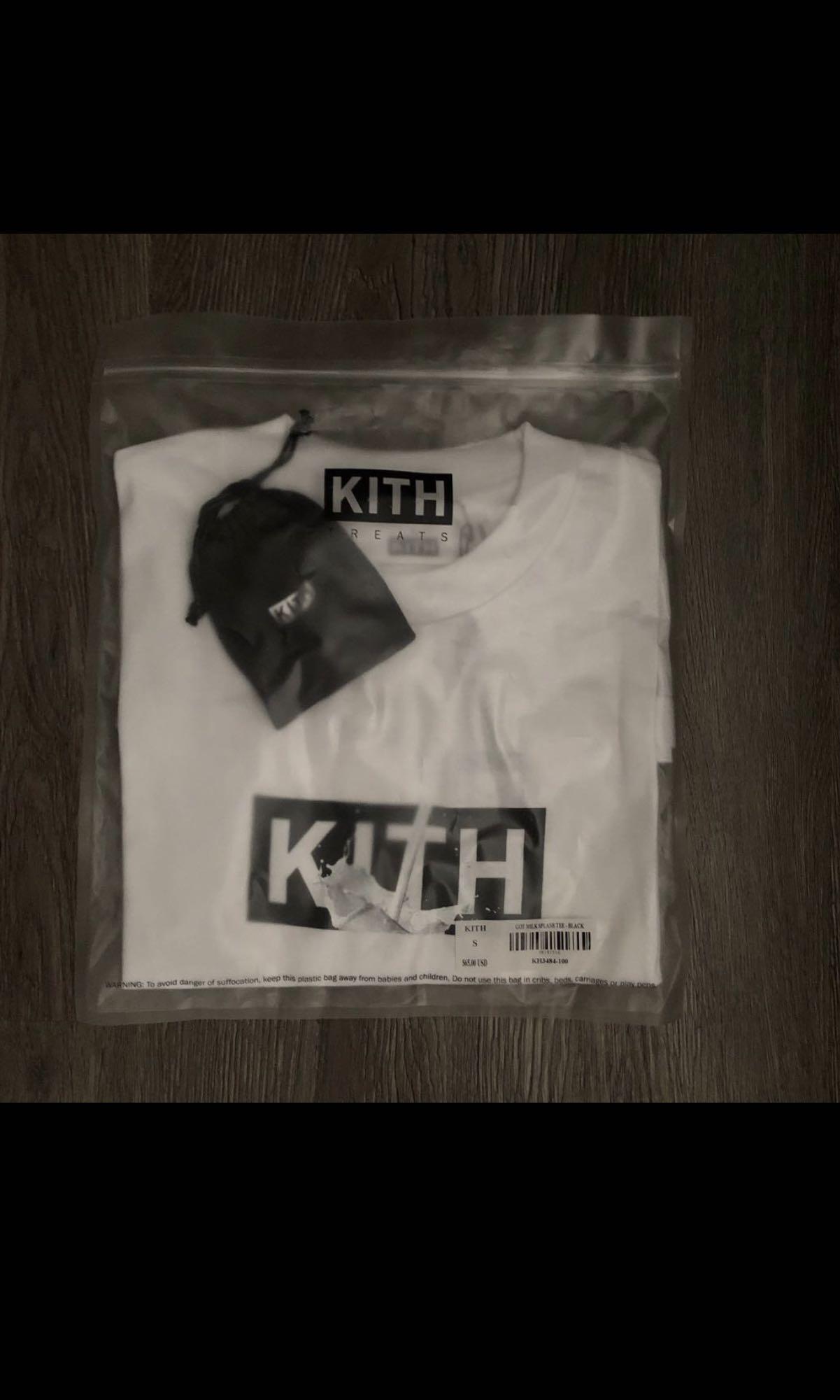 Kith Treats Got Milk Tee S Men s Fashion Tops Sets Tshirts Polo Shirts on Carousell