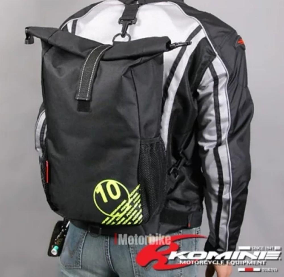 Komine 10L Waterproof Backpack Motorcycles Motorcycle Apparel on Carousell