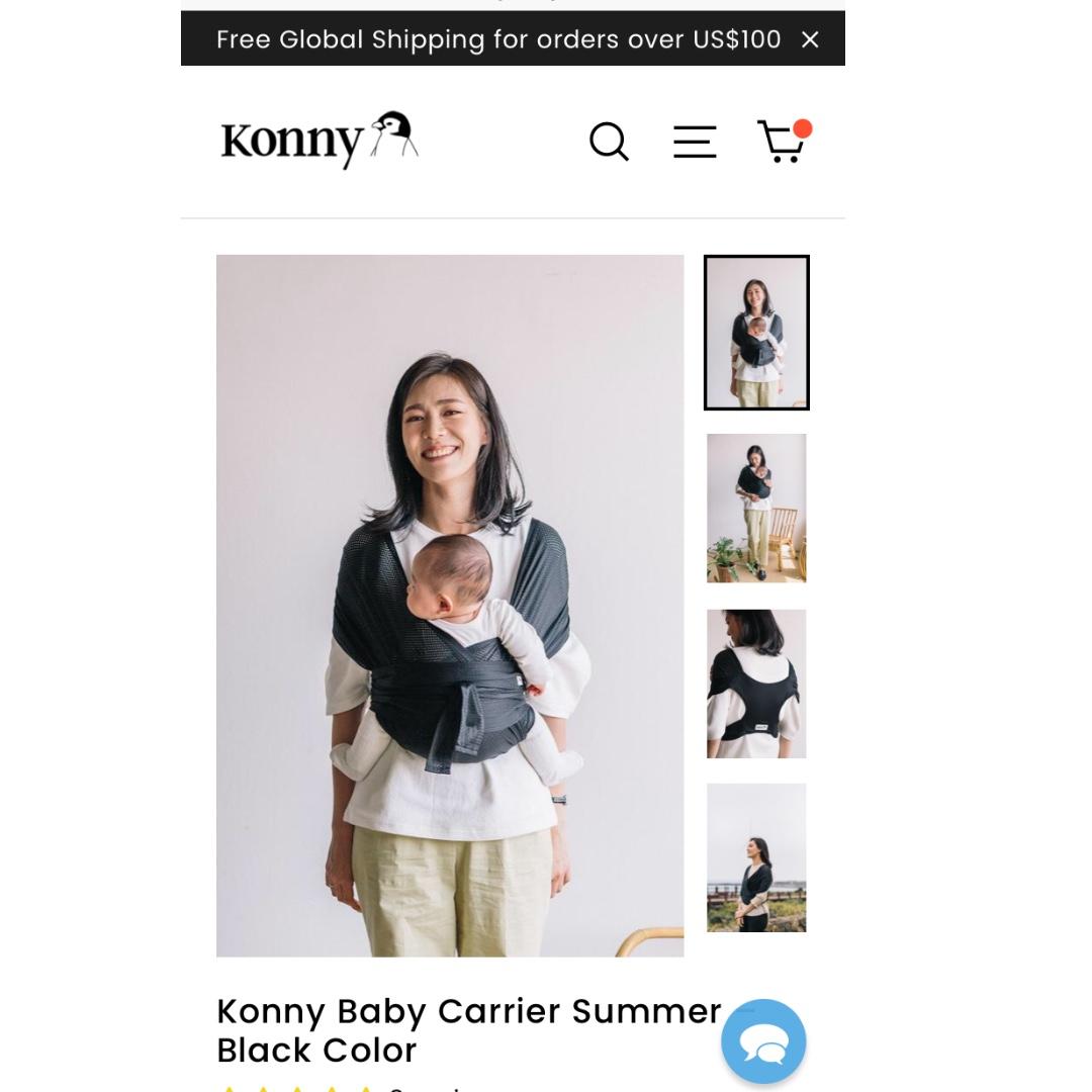 Konny baby carrier, 兒童＆孕婦用品, 護理及餵哺, 護理及餵哺 奶咀 Carousell