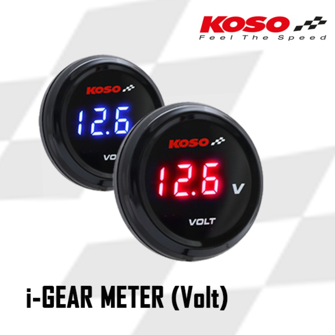 KOSO Voltmeter, Motorcycles, Motorcycle Accessories on Carousell