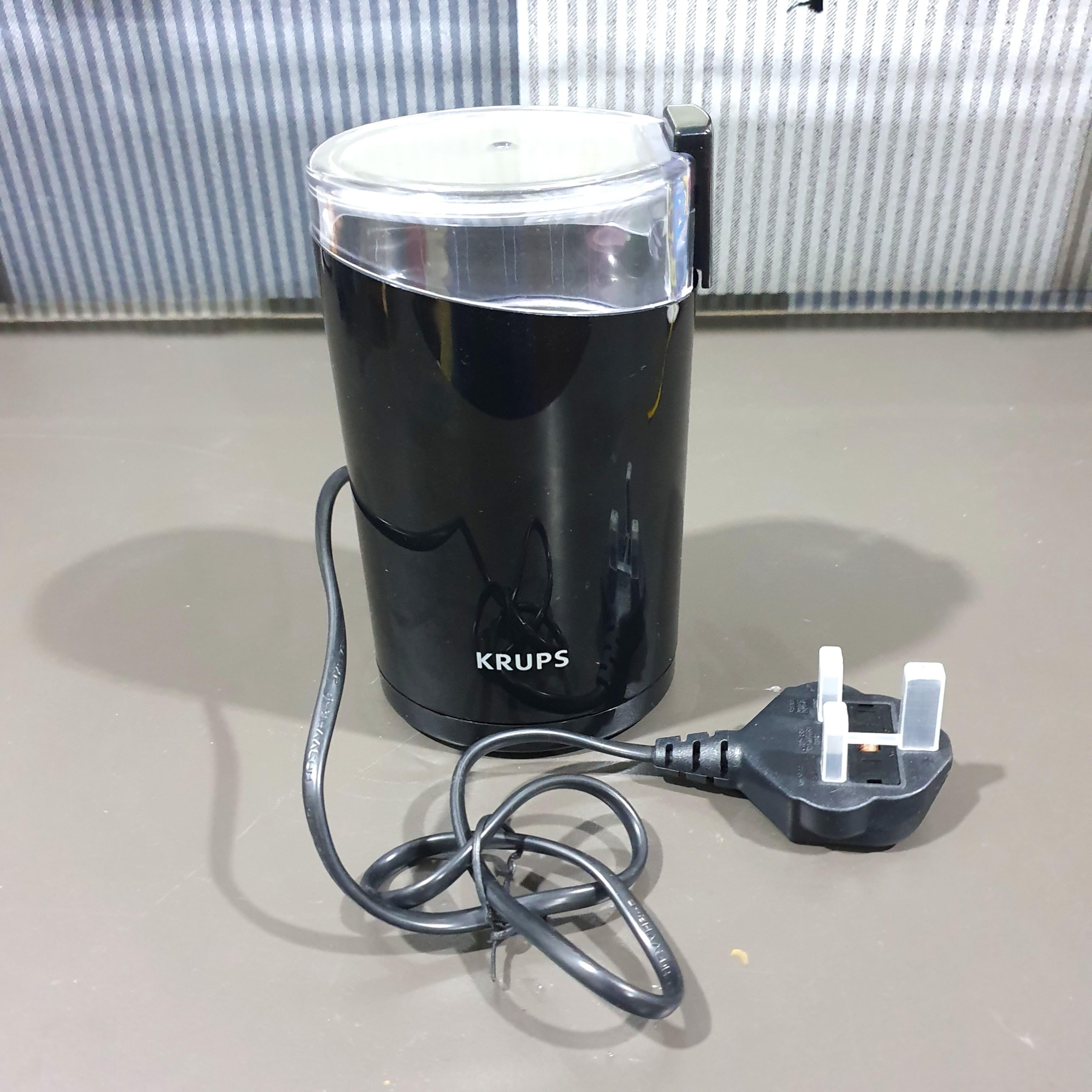 Krups F2034251 Electric Spice and Coffee Grinder With Stainless