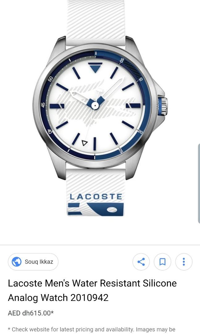 lacoste watch olx