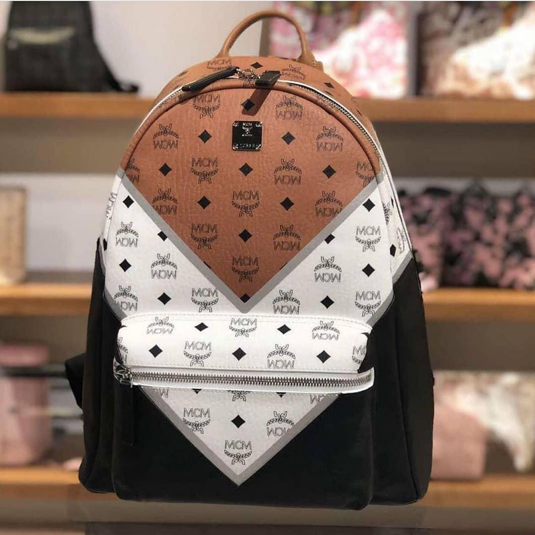 Mcm chevron 2025 backpack