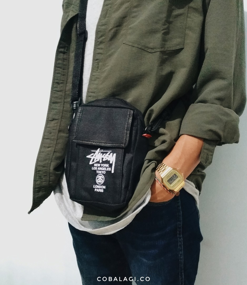 stussy mini sling bag