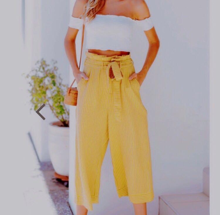 NEW! Mustard Square Pants with tag 