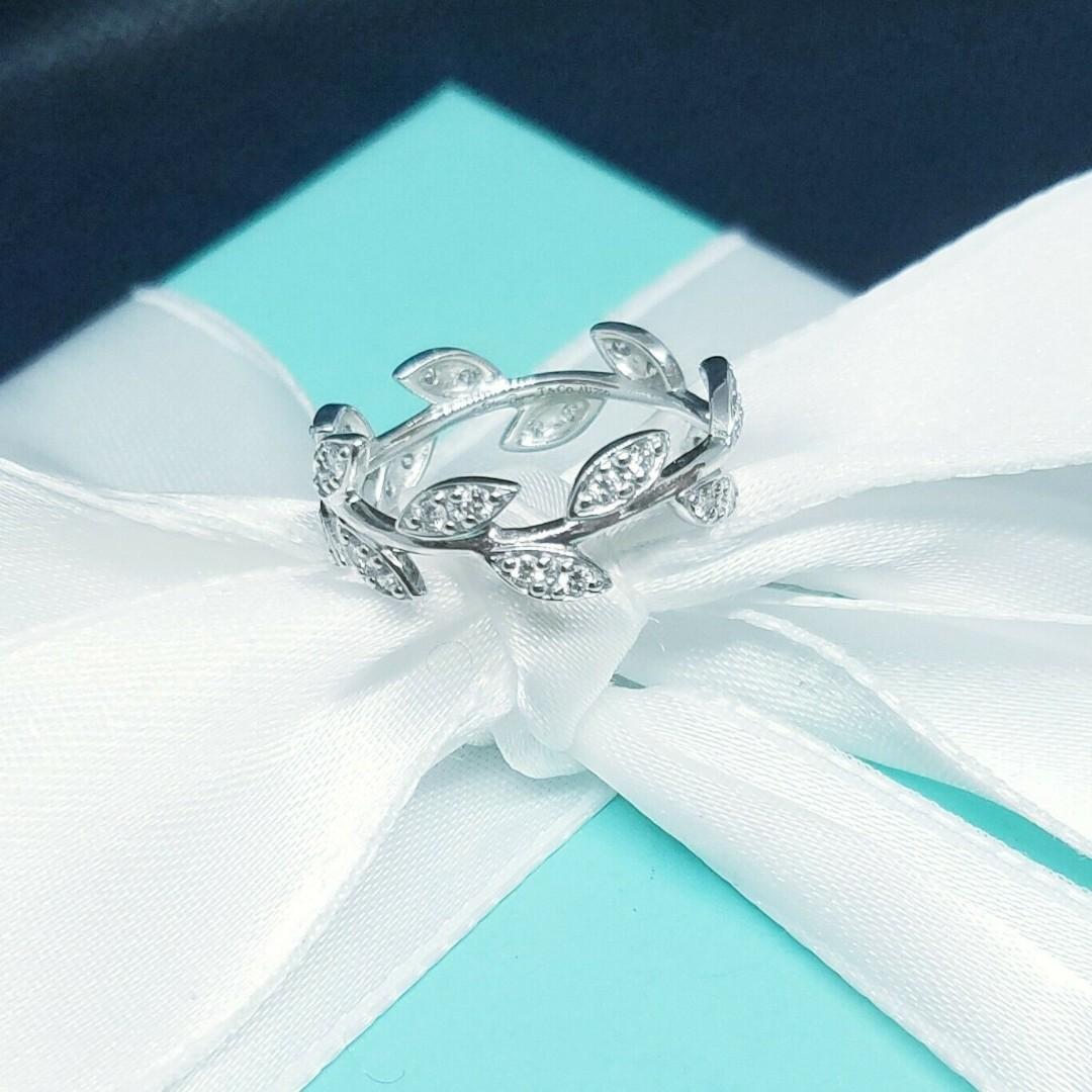 Tiffany picasso olive leaf ring deals