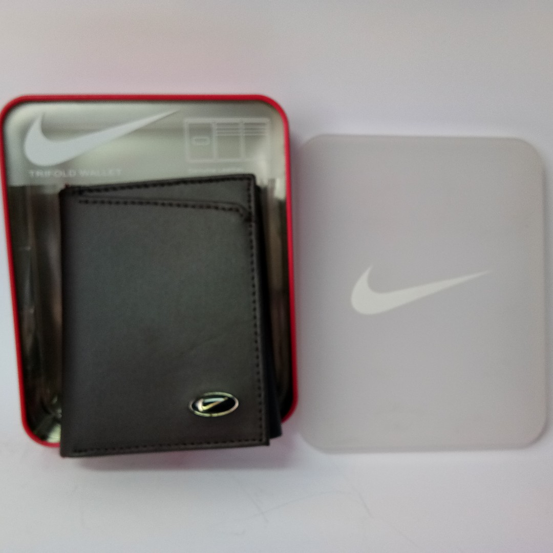 Nike Trifold Wallet Brown Men s Fashion Watches Accessories Wallets Card Holders on Carousell