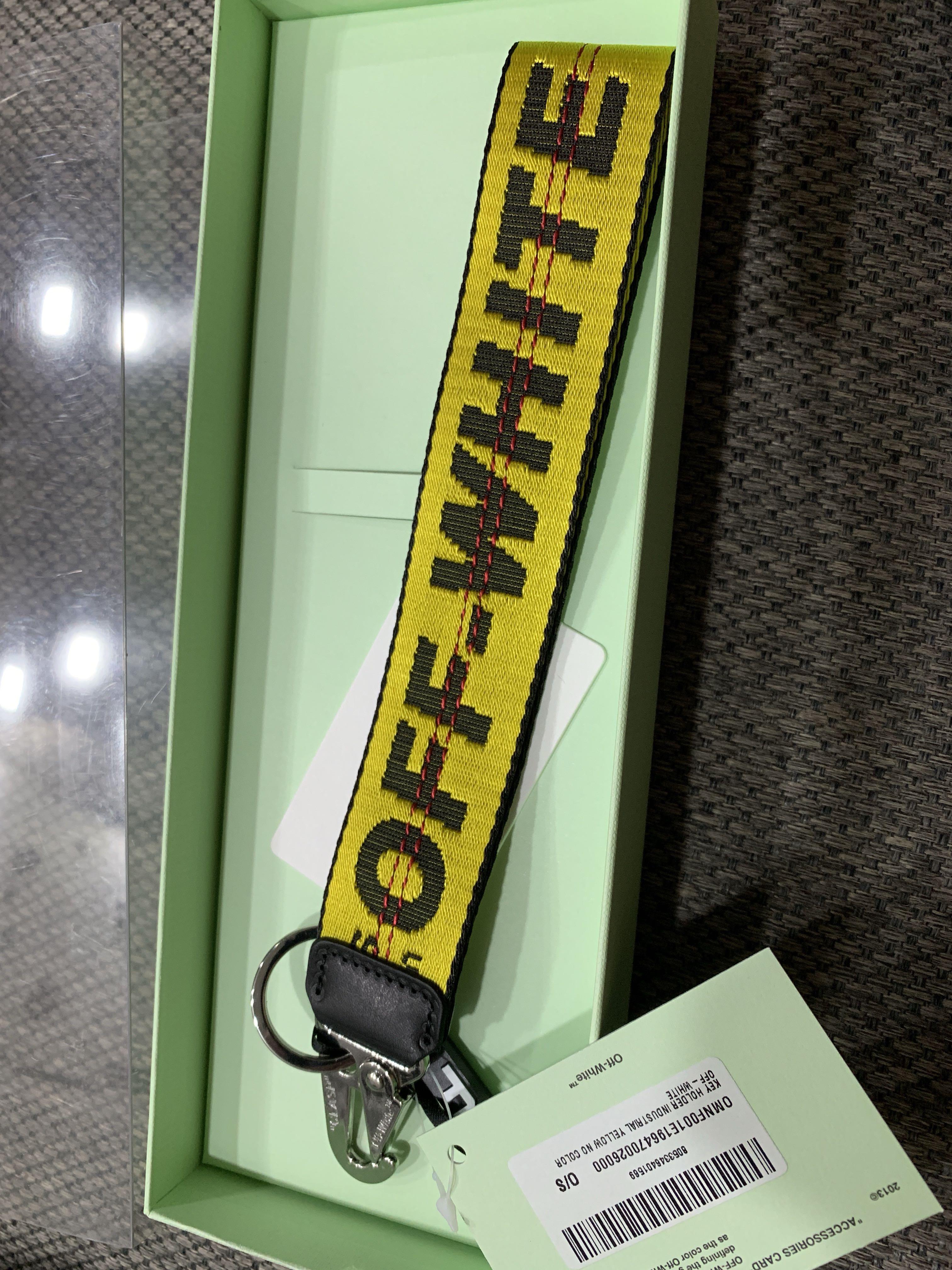OFF-WHITE Industrial Keychain (SS22) Yellow/Blue