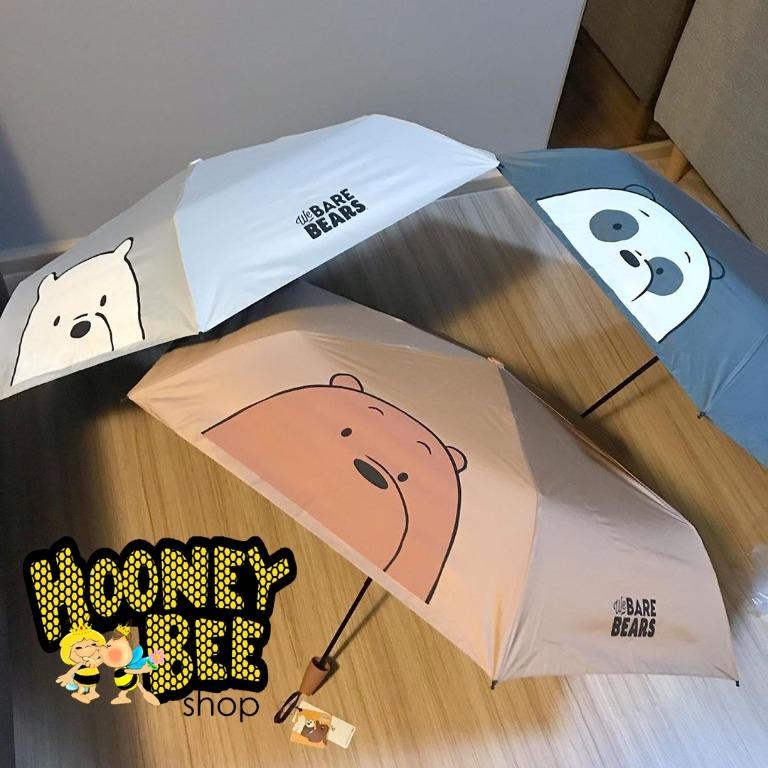 Original Miniso Payung We Bare Bears Umbrella Anti Uv Icebear