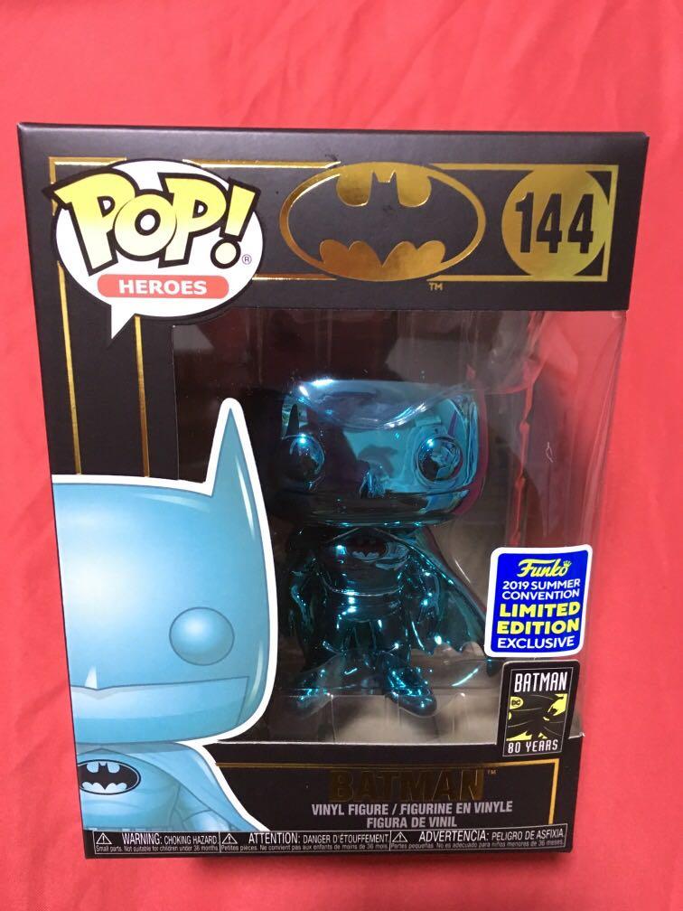 teal chrome batman funko pop