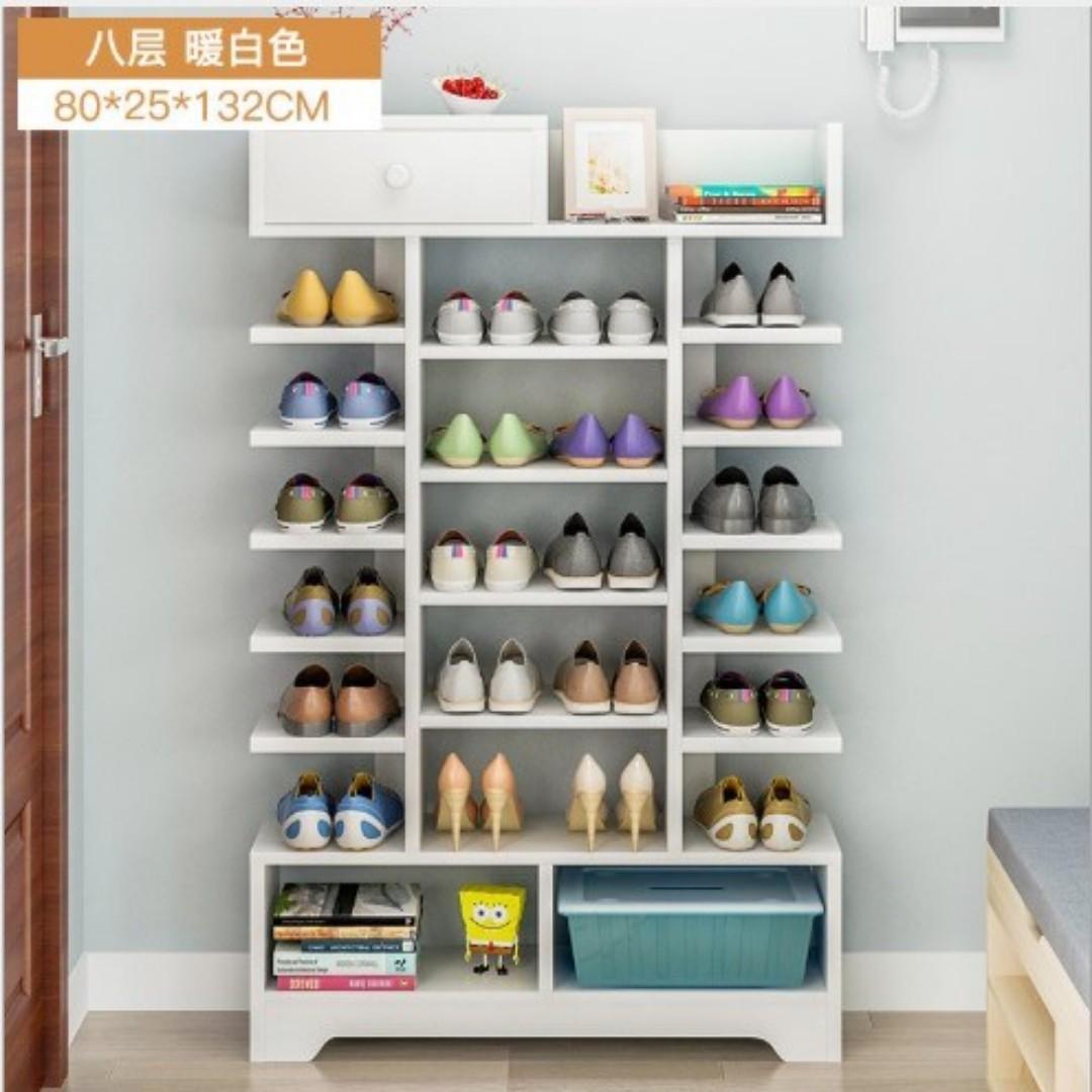 Rak Kasut Kayu Home Furniture Others On Carousell