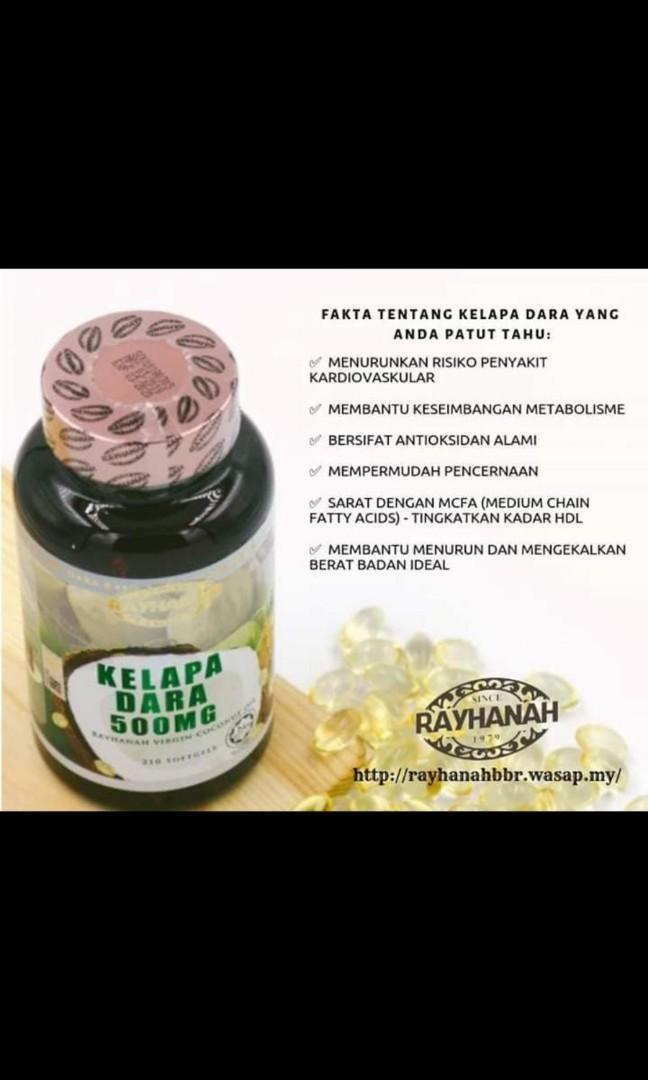 Rayhanah Kelapa Dara Virgin Coconut Oil Softgel Everything Else On Carousell