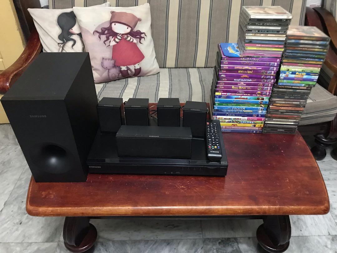 Samsung DVD Surround Sound Home Entertainment System Speaker and Player