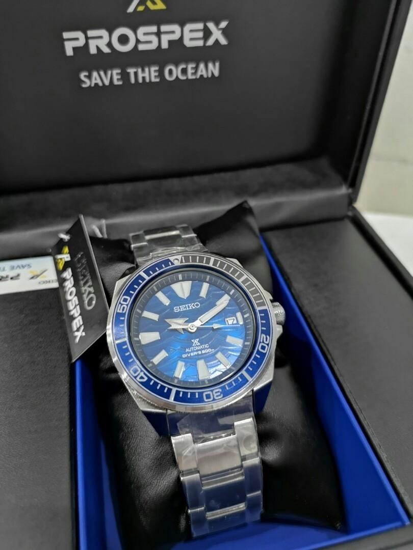 Seiko Save The Ocean Great White Shark Samurai Srpd23k1, Men's Fashion,  Watches & Accessories, Watches on Carousell