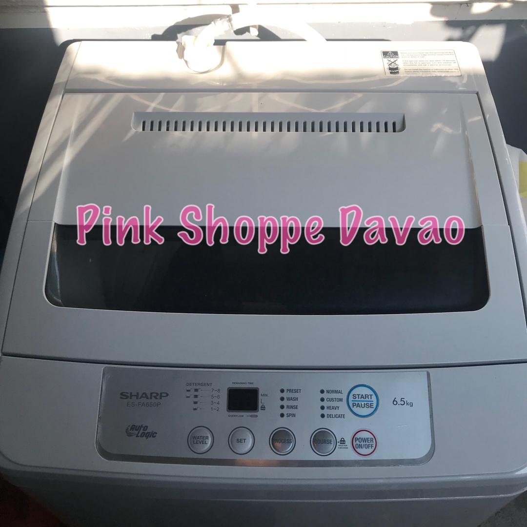 Sharp Automatic Washing Machine 6.5kg, TV & Home Appliances, Washing
