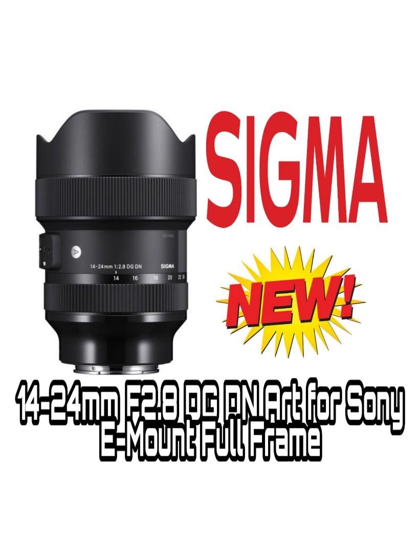 Sigma 14 24mm F2 8 Dg Dn Art Lens For Sony E Mount Full Frame Photography Lenses On Carousell