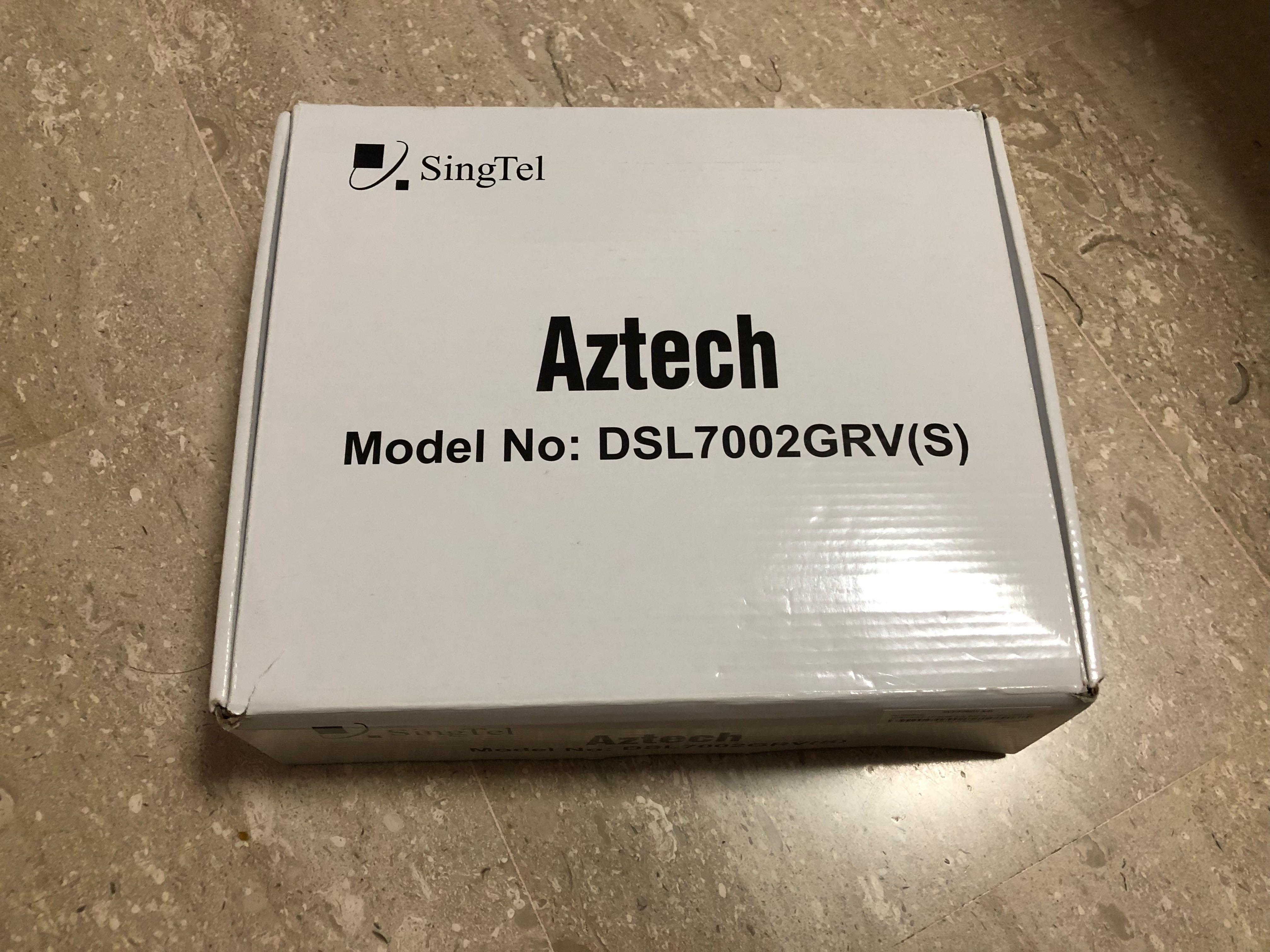 SingTel Aztech Router, Computers & Tech, Parts & Accessories ...